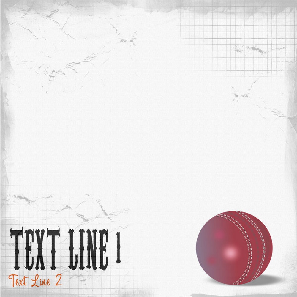 Custom Scratched Cricket Paper : Scrappin Sports Stuff